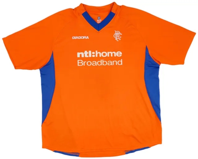 Diadora 2002-03 Rangers Away Shirt - 6/10 - (XXL)