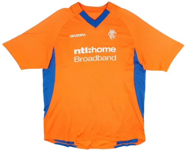 Diadora 2002-03 Rangers Away Shirt - 8/10 - (XL)
