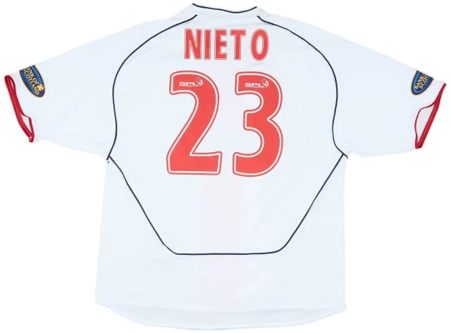 Umbro 2005-06 Rangers Match Issue Away Shirt Nieto #23