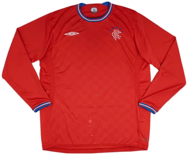 Umbro 2009-10 Rangers Away L/S Shirt - 4/10 - (XL)