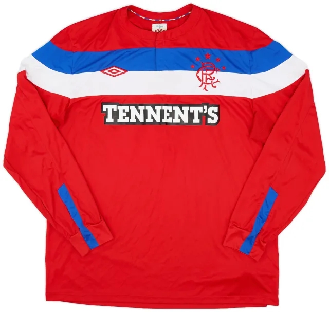 Umbro 2011-12 Rangers Away L/S Shirt - 8/10 - (XL)