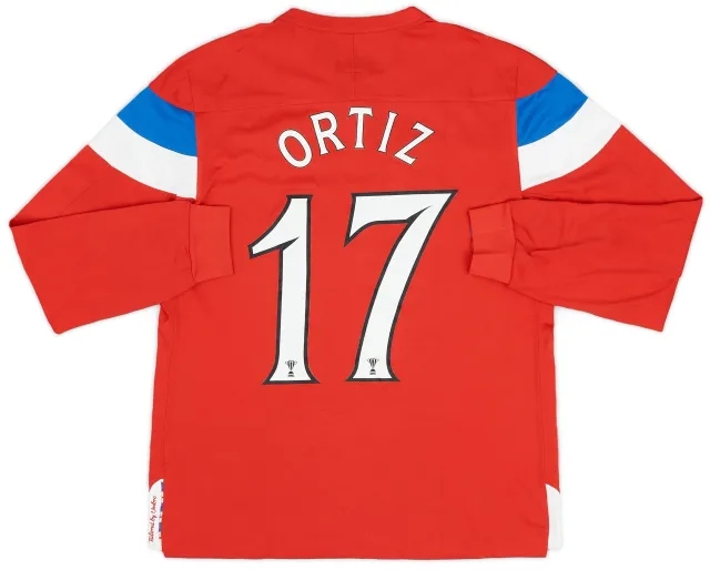 Umbro 2011-12 Rangers Away Shirt Ortiz #17 - 9/10 - (L.Boys)