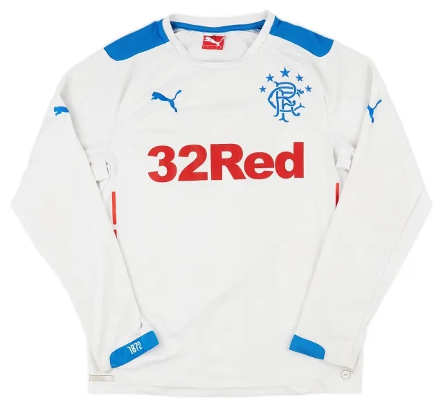 Puma 2014-15 Rangers Away L/S Shirt - 6/10 - (S)