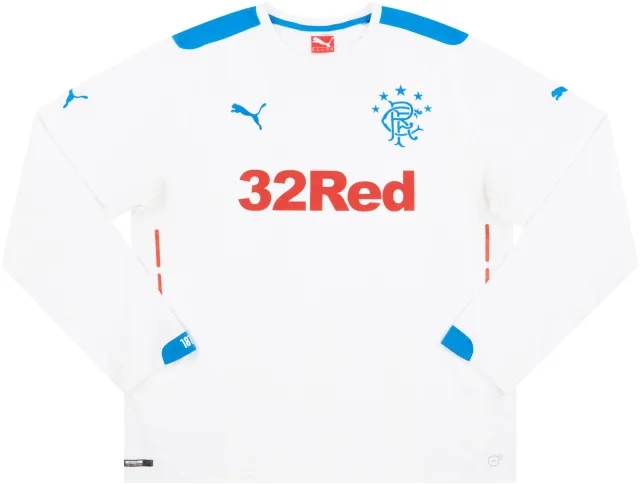 Puma 2014-15 Rangers Away L/S Shirt - 6/10 - (XL)