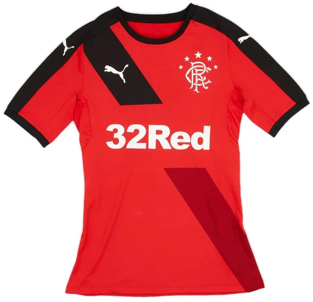 Puma 2015-16 Rangers Authentic (ACTV Fit) Away Shirt - 8/10 - (M)