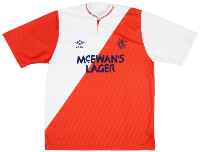 Umbro 1987-90 Rangers Away Shirt - 9/10 - (XL)
