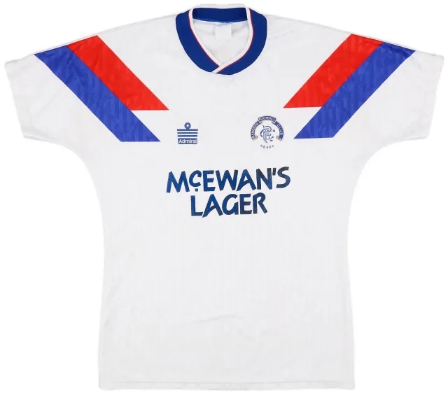Admiral 1990-92 Rangers Away Shirt - 8/10 - (L)