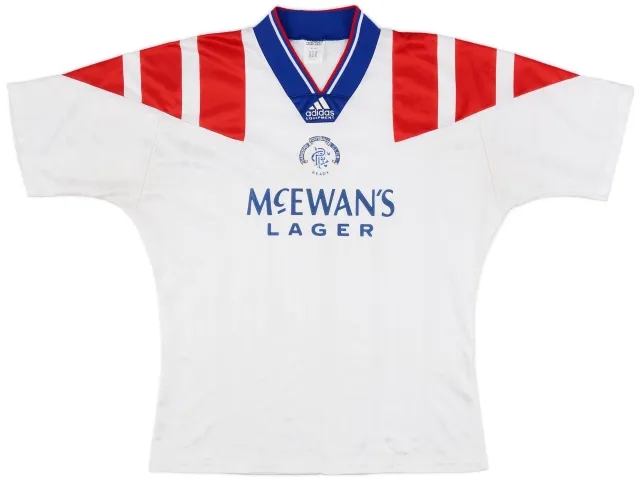 adidas 1992-93 Rangers Away Shirt - 6/10 - (M/L)
