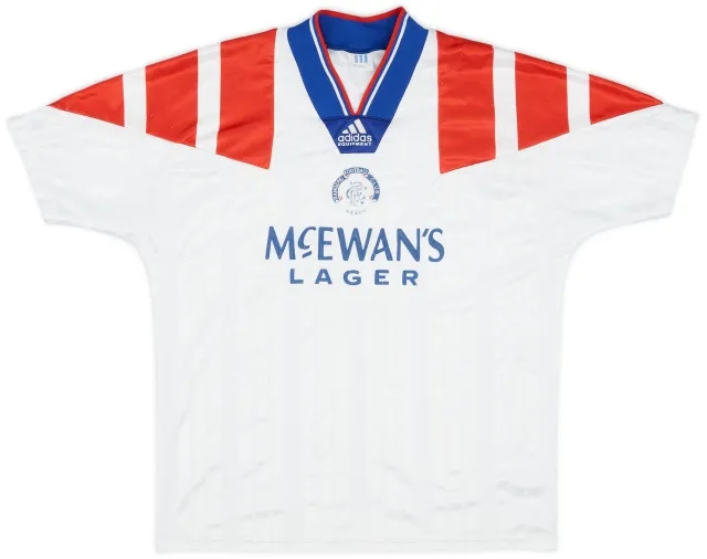 adidas 1992-93 Rangers Away Shirt - 6/10 - (M)