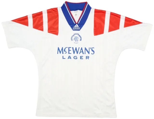 adidas 1992-93 Rangers Away Shirt #9 - 8/10 - (M)