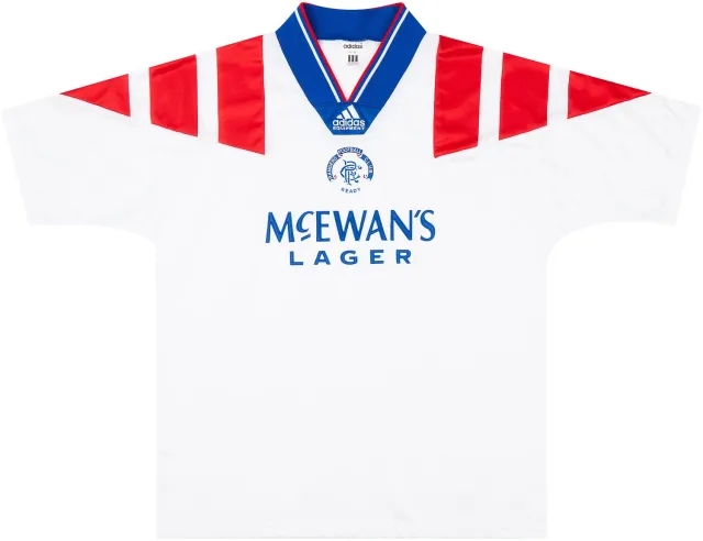 adidas 1992-93 Rangers Away Shirt - 8/10 - (M/L)