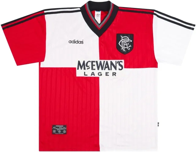 adidas 1995-96 Rangers Away Shirt - 8/10 - (XL)