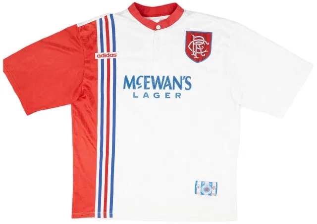 adidas 1996-97 Rangers Away Shirt - 9/10 - (XL)