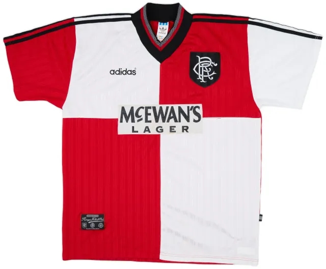 adidas 1996-97 Rangers Away Shirt - 8/10 - (XL)