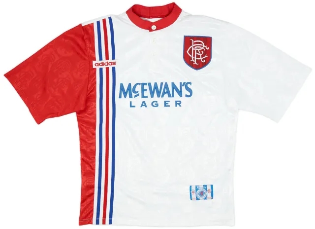 adidas 1996-97 Rangers Away Shirt - 9/10 - (M)