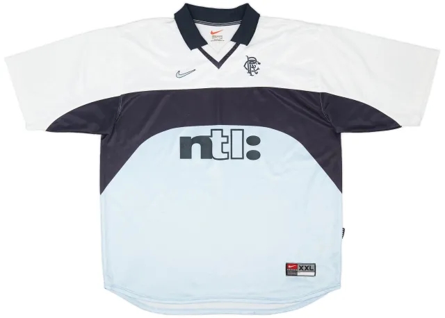 Nike 1999-00 Rangers Away Shirt - 8/10 - (XXL)