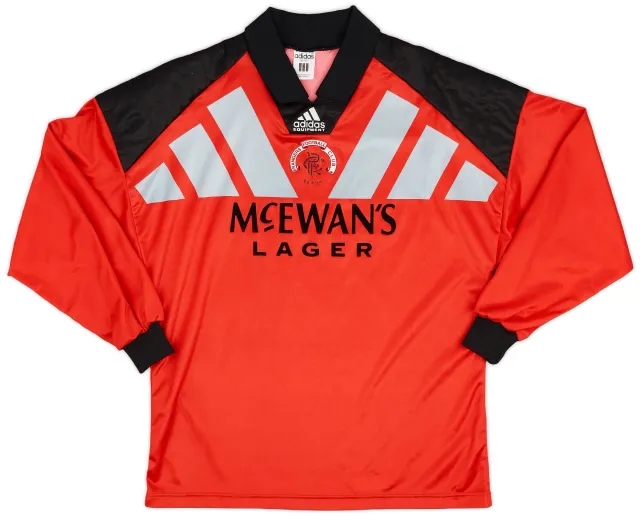 adidas 1995-96 Rangers GK Shirt - 9/10 - (M)
