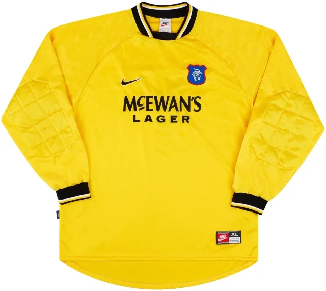 Nike 1997-98 Rangers Match Issue GK Shirt #1