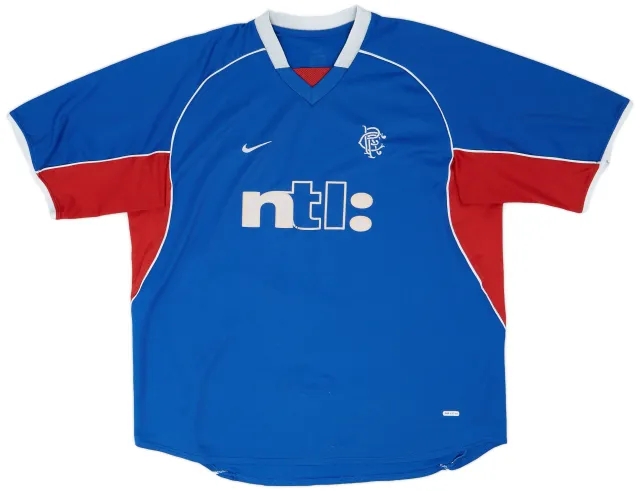 Nike 2001-02 Rangers Home Shirt - 7/10 - (3XL)