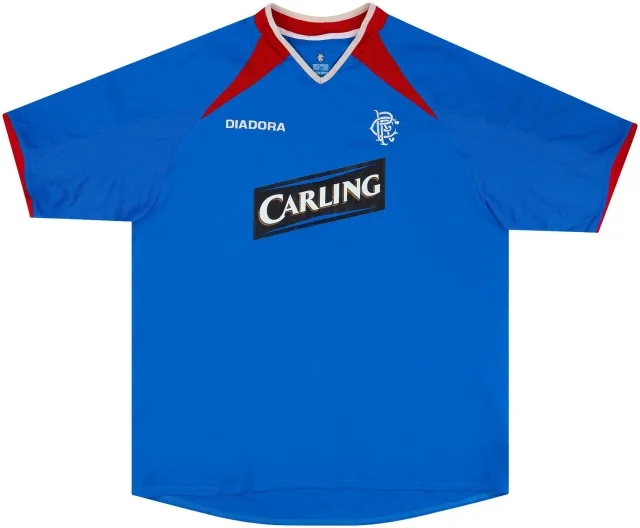 Diadora 2003-05 Rangers Home Shirt - 6/10 - (XL)