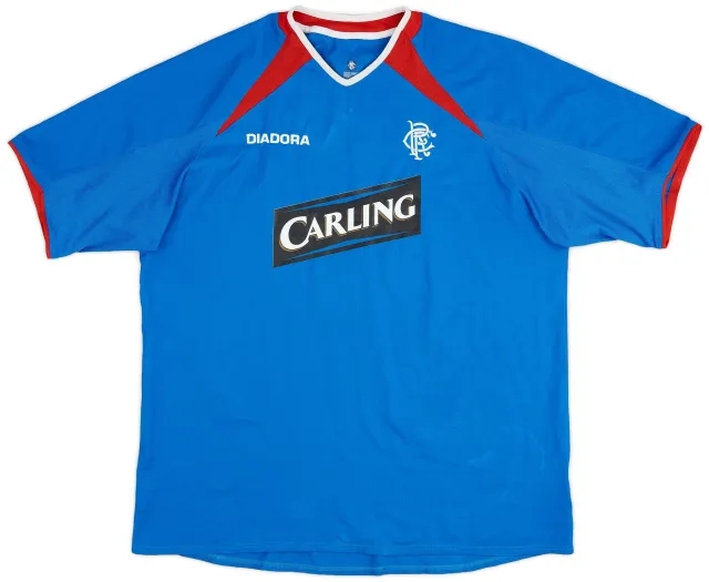 Diadora 2003-05 Rangers Home Shirt - 7/10 - (XL)