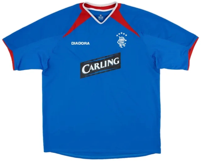 Diadora 2003-05 Rangers Home Shirt - 7/10 - (XL)