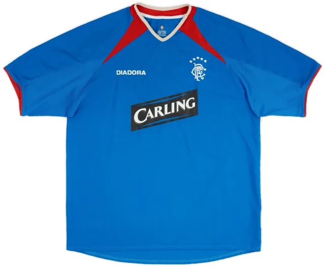 Diadora 2003-05 Rangers Home Shirt - 8/10 - (XL)