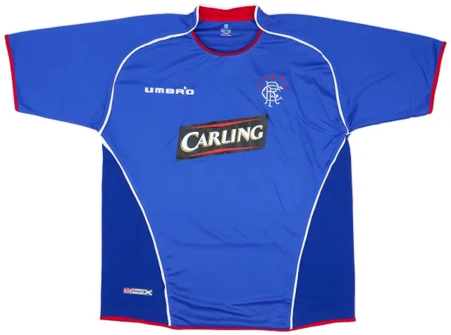 Umbro 2005-06 Rangers Home Shirt - 8/10 - (XL)