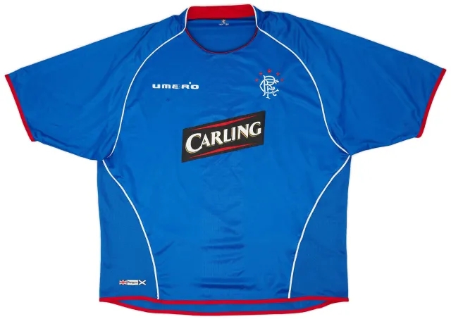 Umbro 2005-06 Rangers Home Shirt - 5/10 - (XXL)