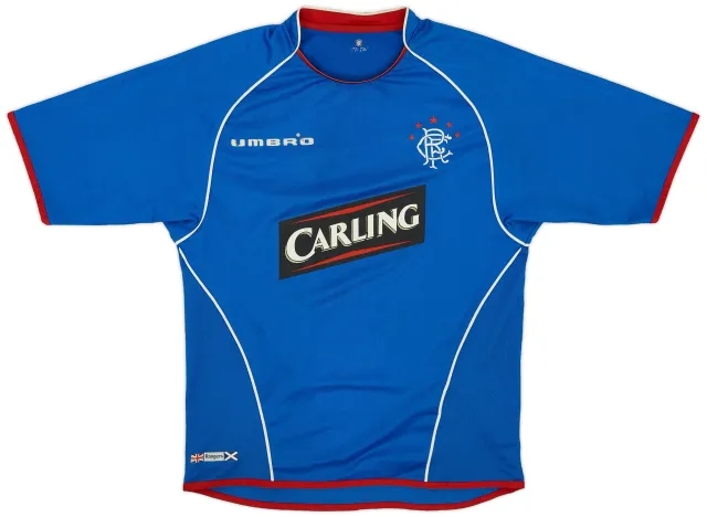 Umbro 2005-06 Rangers Home Shirt - 7/10 - (S)