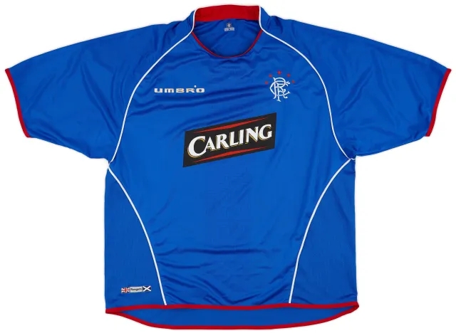 Umbro 2005-06 Rangers Home Shirt - 6/10 - (XL)