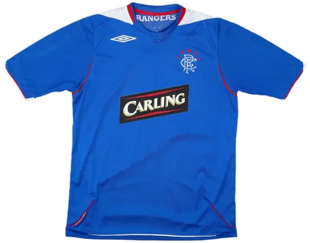 Umbro 2006-07 Rangers Home Shirt - 9/10 - (M)