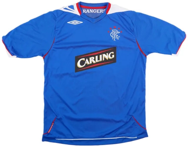 Umbro 2006-07 Rangers Home Shirt - 8/10 - (M)