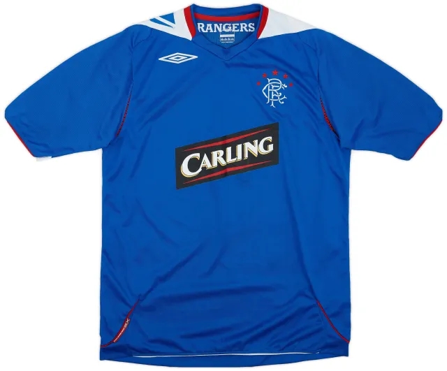 Umbro 2006-07 Rangers Home Shirt - 9/10 - (M)