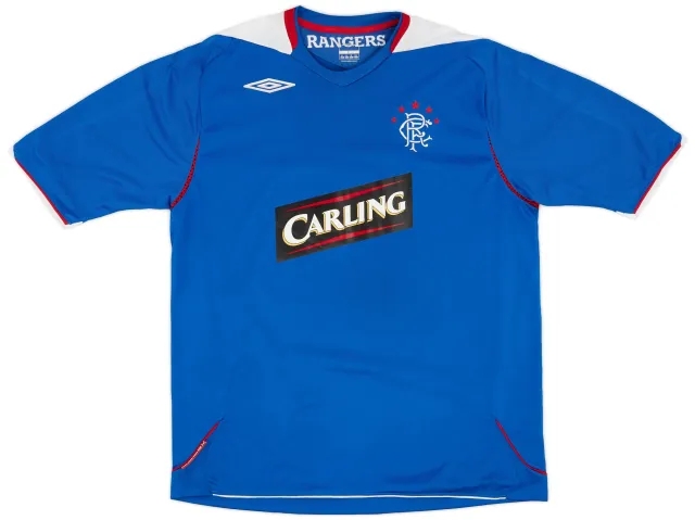 Umbro 2006-07 Rangers Home Shirt - 9/10 - (XL)