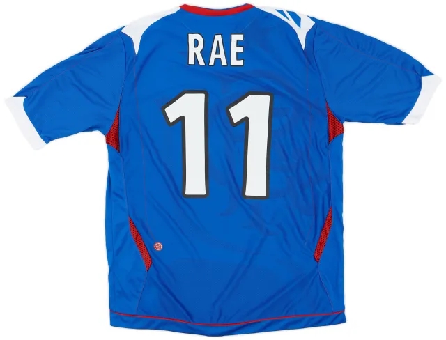 Umbro 2006-07 Rangers Home Shirt Rae #11 - 8/10 - (L)