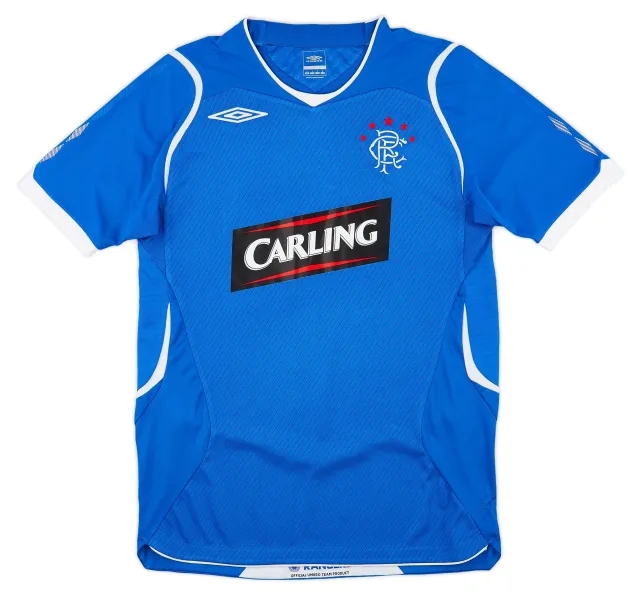 Umbro 2008-09 Rangers Home Shirt - 7/10 - (S)
