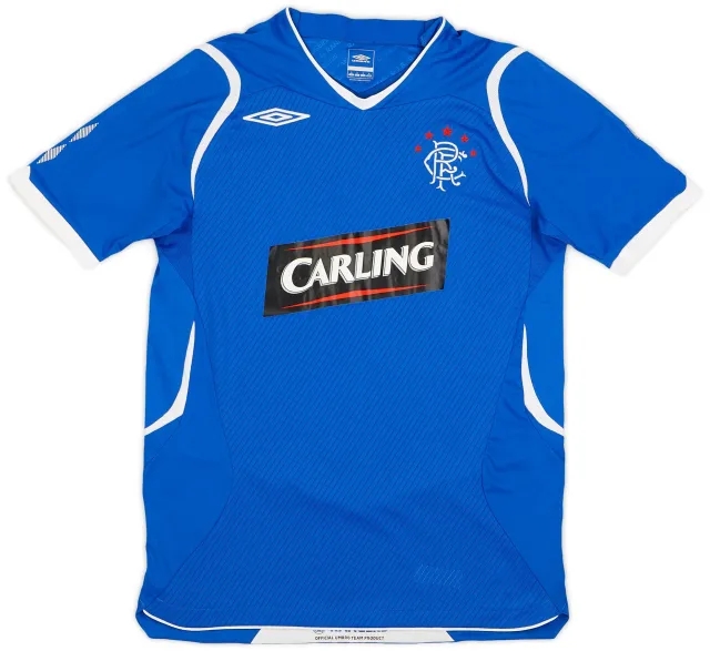 Umbro 2008-09 Rangers Home Shirt - 9/10 - (S)