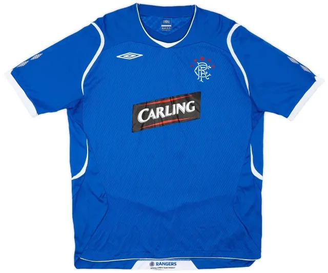 Umbro 2008-09 Rangers Home Shirt - 8/10 - (XL)