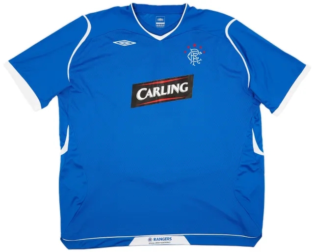 Umbro 2008-09 Rangers Home Shirt - 7/10 - (4XL)