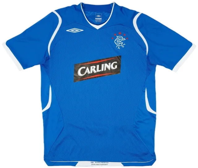 Umbro 2008-09 Rangers Home Shirt - 8/10 - (M)