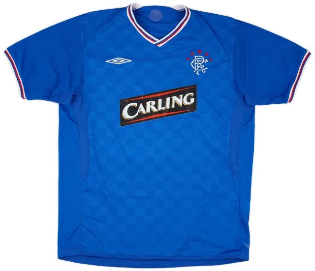 Umbro 2009-10 Rangers Home Shirt - 6/10 - (XL)