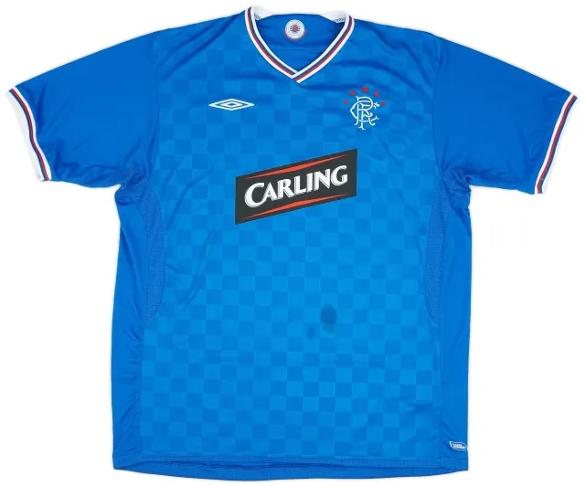 Umbro 2009-10 Rangers Home Shirt - 5/10 - (XXL)