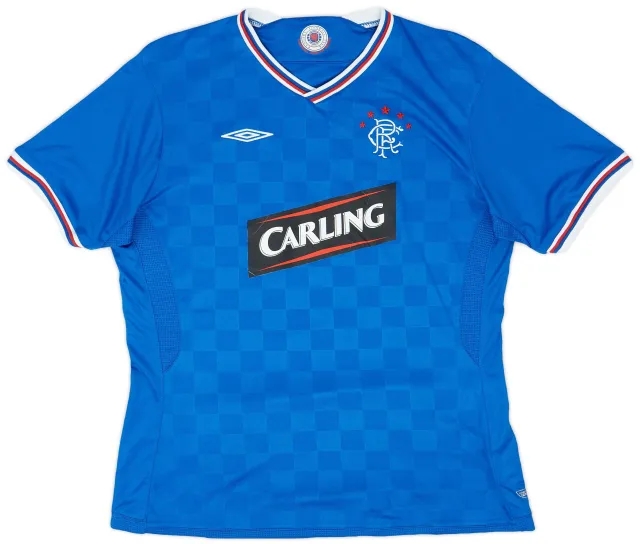 Umbro 2009-10 Rangers Home Shirt - 8/10 - (Women's L)