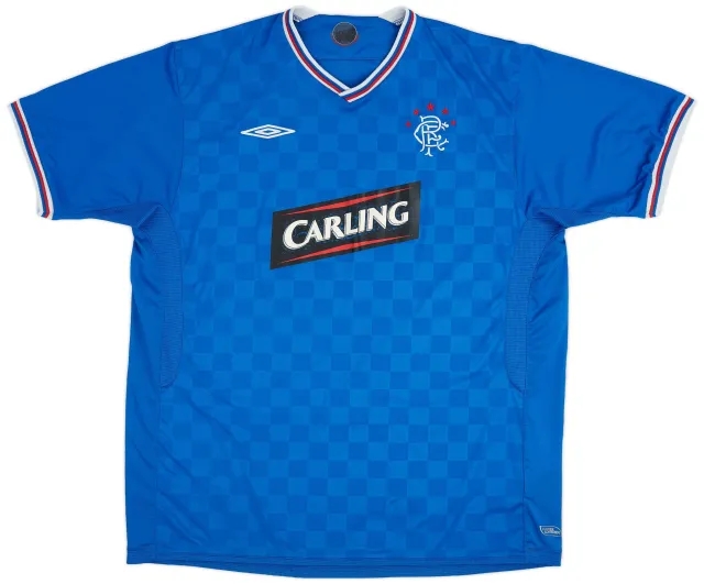 Umbro 2009-10 Rangers Home Shirt - 5/10 - (XXL)