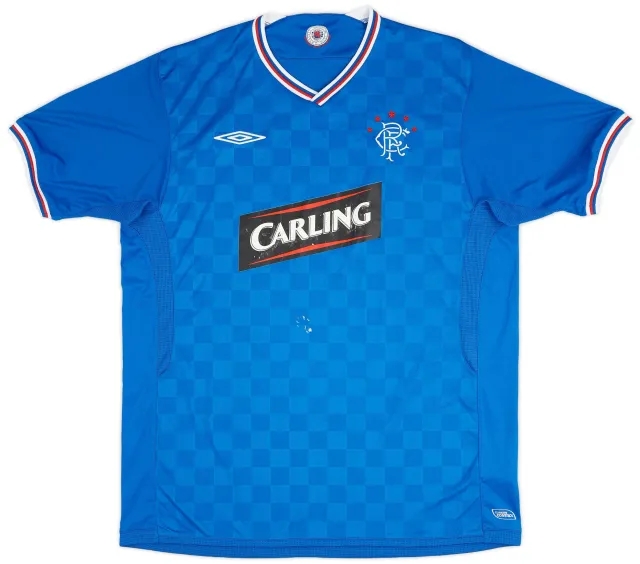 Umbro 2009-10 Rangers Home Shirt - 5/10 - (XL)