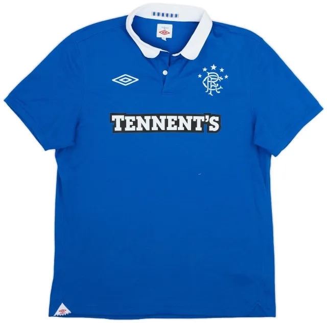 Umbro 2010-11 Rangers Home Shirt - 8/10 - (L)