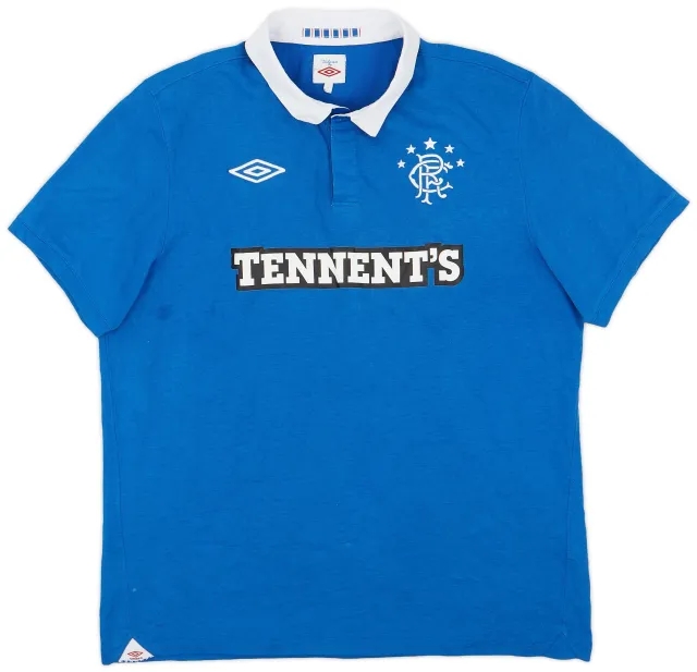 Umbro 2010-11 Rangers Home Shirt - 8/10 - (L)