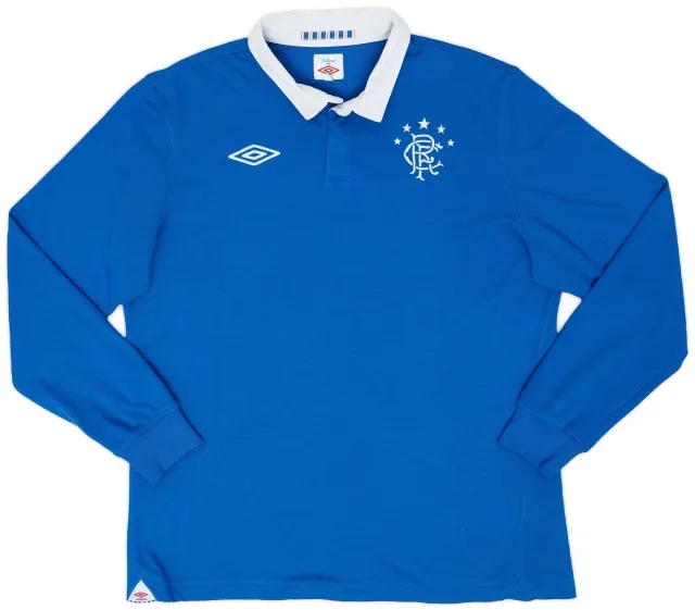 Umbro 2010-11 Rangers Home L/S Shirt #20 - 9/10 - (L)