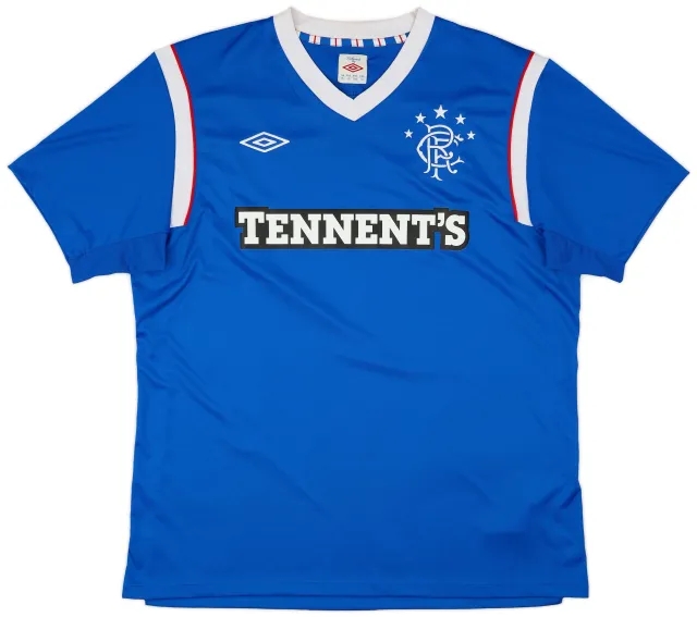 Umbro 2011-12 Rangers Home Shirt - 9/10 - (XL)